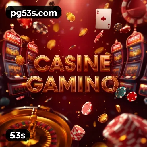 53s App home screen with mobile slots and casino categories